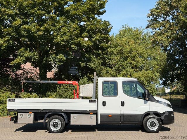 Furgoneta pick-up ISUZU Daily 35S12 Doppelkabine Pritsche Ahk+Kran 3,5t