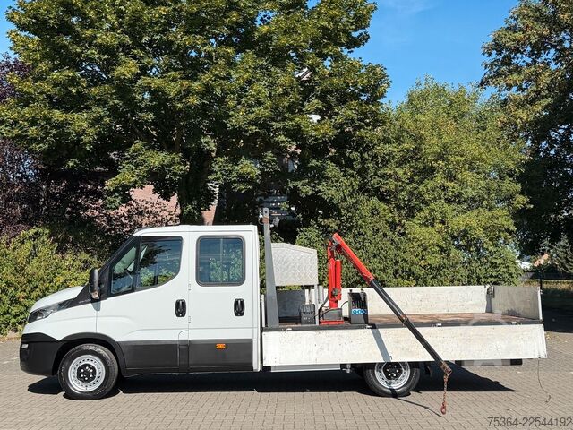 Furgoneta pick-up ISUZU Daily 35S12 Doppelkabine Pritsche Ahk+Kran 3,5t
