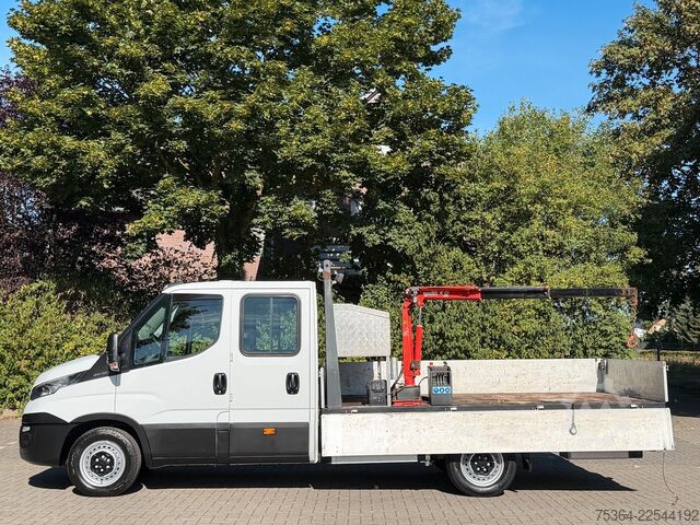 Furgoneta pick-up ISUZU Daily 35S12 Doppelkabine Pritsche Ahk+Kran 3,5t