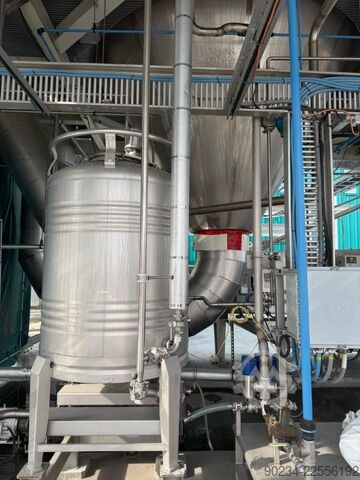 2021 Vettertec Sprühtrocknungs- und Schnellauftrocknungsanlage aus Edelstahl, 500 kg/h VETTERTEC SPRAY DRYER & FLASH DRYING SYSTEM
