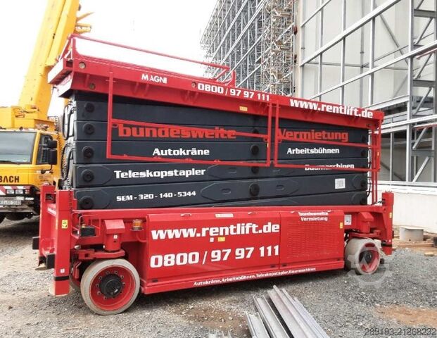 Working platform (scissor lift) Magni ES 3214 E Elektro 32,00 m mit Stützen