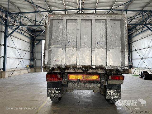 Напівпричіп-самоскид  Tipper Alu-square sided body 22m³