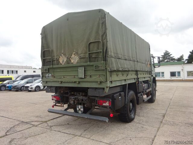 Camión plataforma con toldo MERCEDES-BENZ AXOR-R 1829 A Bm 950.562 Pritsche/Plane