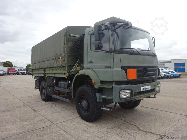Camión plataforma con toldo MERCEDES-BENZ AXOR-R 1829 A Bm 950.562 Pritsche/Plane