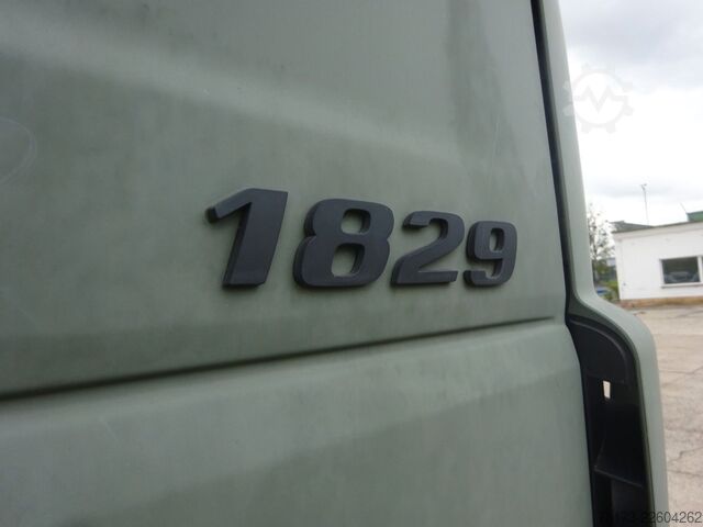 Camión plataforma con toldo MERCEDES-BENZ AXOR-R 1829 A Bm 950.562 Pritsche/Plane