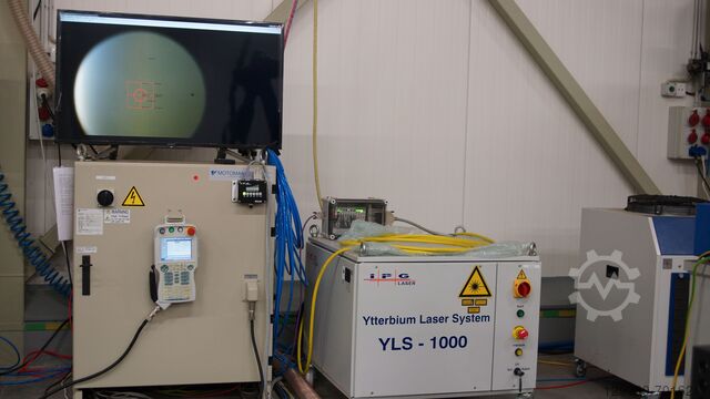 Sistema robótico de soldadura a laser YASKAWA  / MOTOMAN MH6/ IPG YLS-1000 LASER WELDING