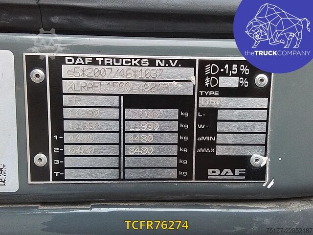 Плъзгащ се брезент DAF LF 210