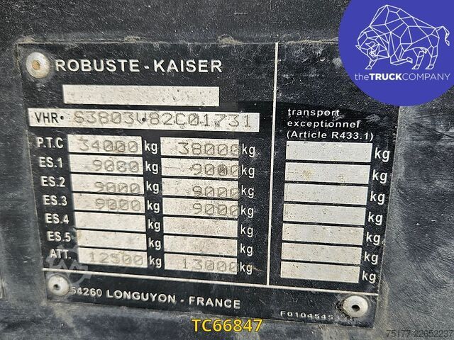 Dumper Kaiser benne transport ferrail