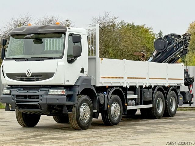 Truck mounted crane RENAULT KERAX 430 * HIAB 211 EP-5 HIDUO /FUNK *8x4