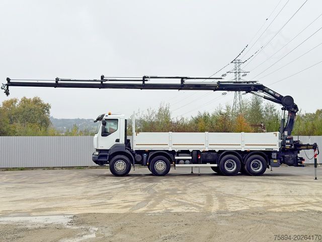 Truck mounted crane RENAULT KERAX 430 * HIAB 211 EP-5 HIDUO /FUNK *8x4