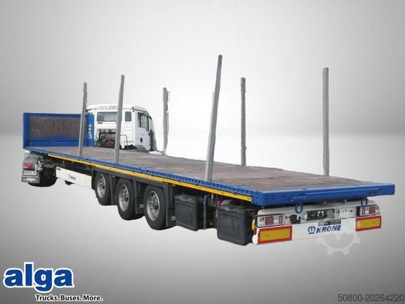 Munkaállvány félpótkocsi KRONE SD, Containerverschlüsse, Luft-Lift, BPW, Rungen