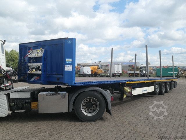 Munkaállvány félpótkocsi KRONE SD, Containerverschlüsse, Luft-Lift, BPW, Rungen