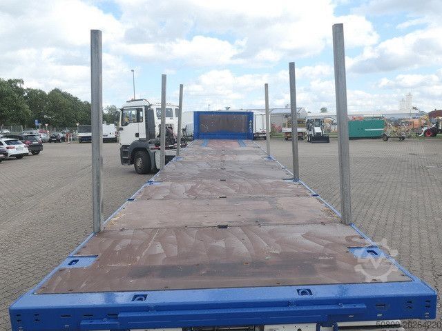 Munkaállvány félpótkocsi KRONE SD, Containerverschlüsse, Luft-Lift, BPW, Rungen