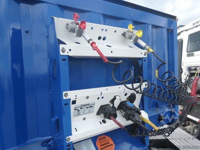 Munkaállvány félpótkocsi KRONE SD, Containerverschlüsse, Luft-Lift, BPW, Rungen