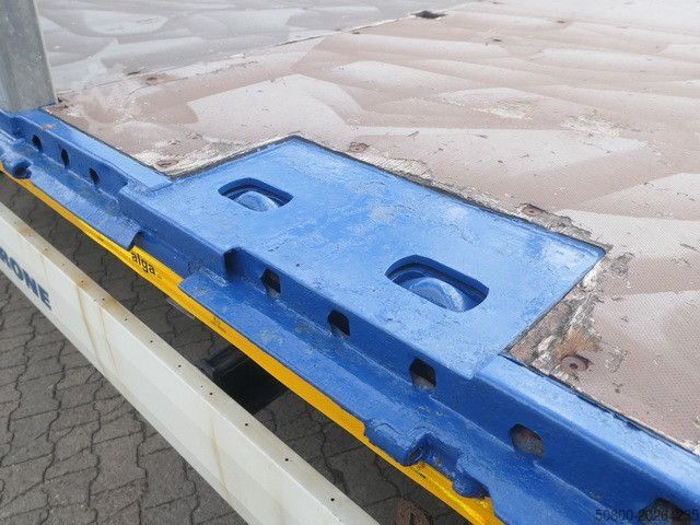 Відкритий напівпричіп KRONE SD, Containerverschlüsse, Luft-Lift, BPW, Rungen