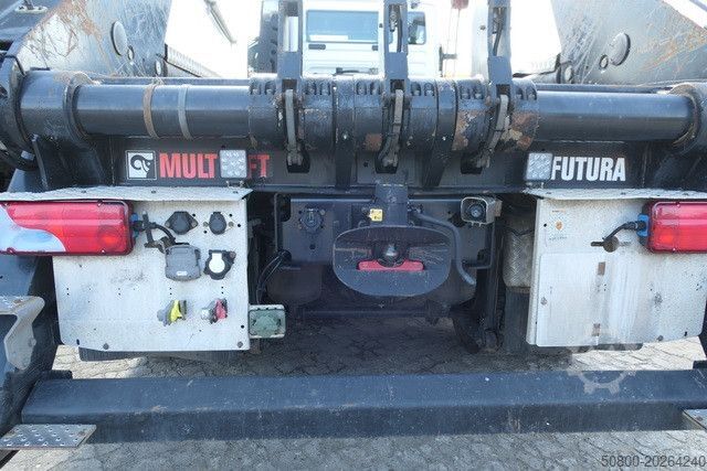 Kippiauto MAN 26.460 TGS 6x2, Hiab FTR18, Funk, Vorlauflenk,AC
