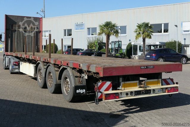 Remorque semi-ouverte  Wiese S3-36PL-S, Verbreiterbar, Gelenkt, Luftfe.