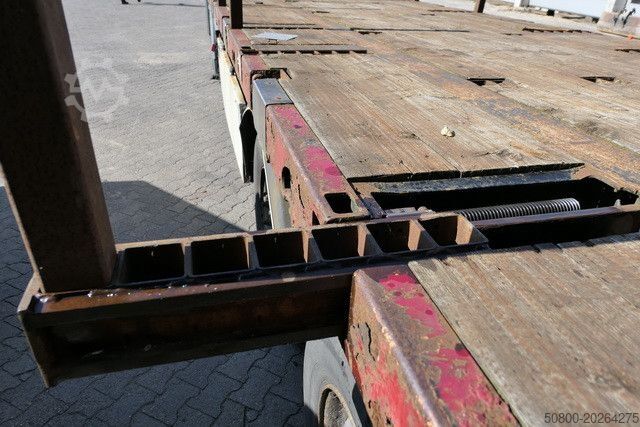 Remorque semi-ouverte  Wiese S3-36PL-S, Verbreiterbar, Gelenkt, Luftfe.