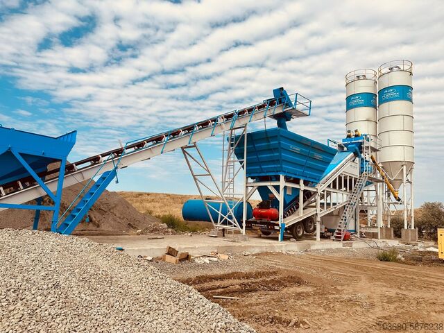 Мобильный бетонный завод PLUSMIX PLUS MT100