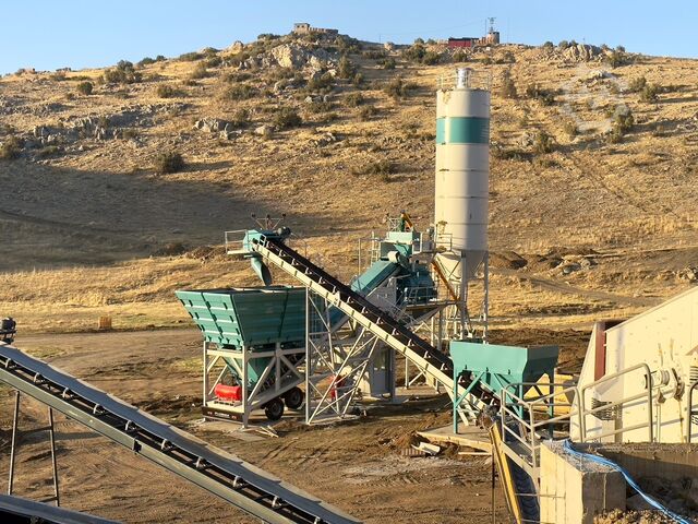 Мобильный бетонный завод PLUSMIX PLUS MT100