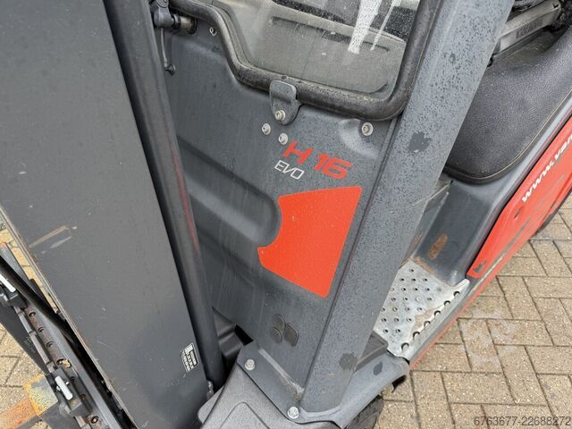 Linde H16T-01 триплекс 545 / боковое смещение / 4-я функция / 2019 / 10 200 часов / пропан-бутан (LP LINDE H16T-01 triplo545 / sideshift / 4e functie / 2019 / 10.200uur / LPG