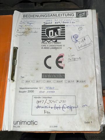 Äärelõikamismasin OTT U208-FU