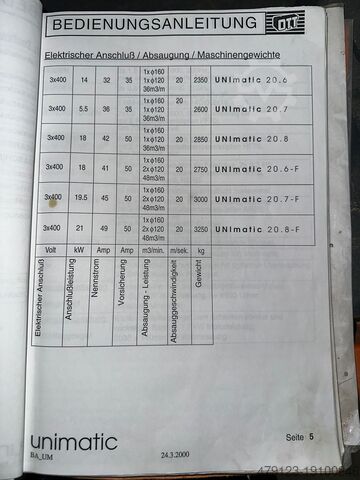 Äärelõikamismasin OTT U208-FU