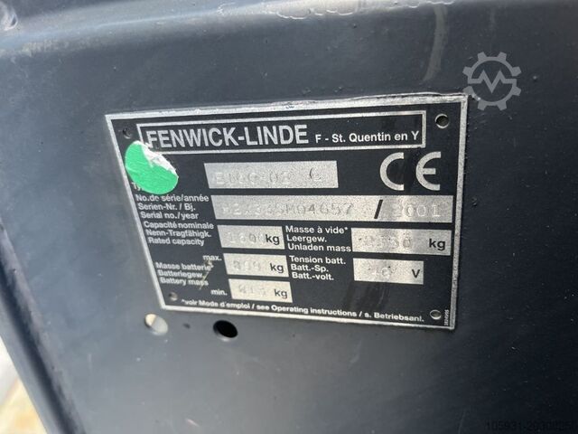 Electric 3-wheel forklift Linde E16C-01