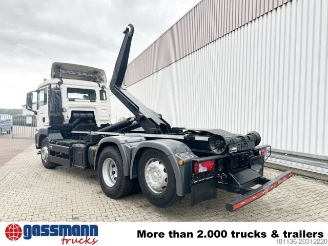 Camion benne à bras amovible MAN TGS 26.440 6x2 BL