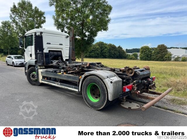 Hákový nosič kontejnerů MAN TGS 18.360 4X2 BL, Hyva 10.45 S,