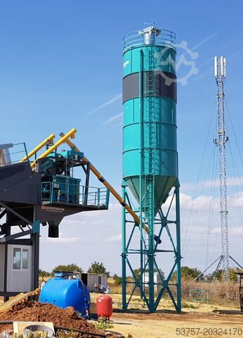 Sementsilo, siloer, betongsilo CONSTMACH 75 Ton Capacity Cement Silo