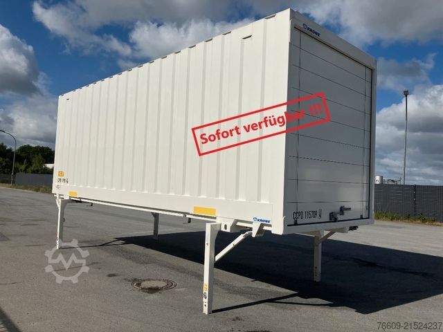 Remorcă cu caroserie interschimbabilă KRONE Wechselbrücke Koffer