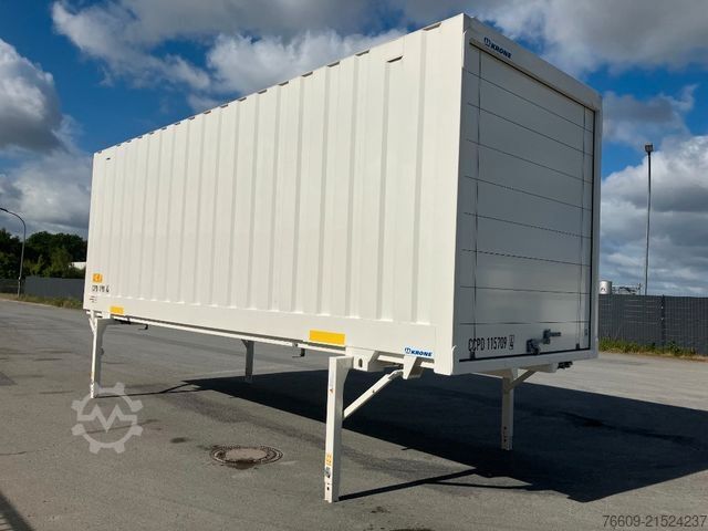 Remorcă cu caroserie interschimbabilă KRONE Wechselbrücke Koffer