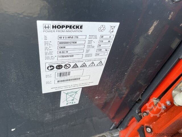 Elektrisk trehjulsgaffeltruck Linde E16H-02