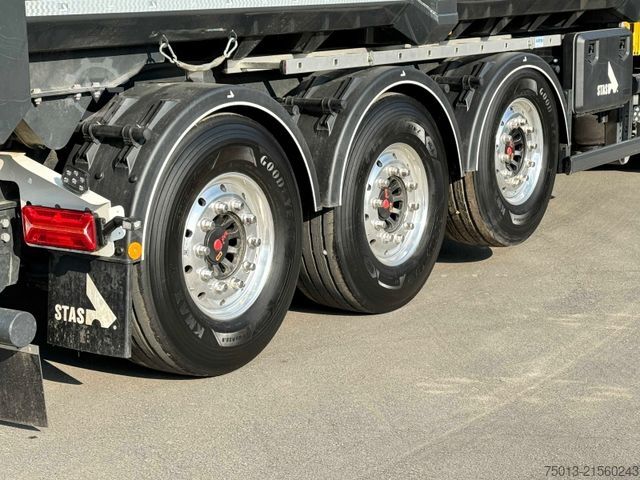 Semirremolque volquete STAS 50 cbm HardoX AGRAR,  7 to. leer, MIETEN?