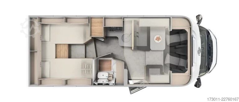 קמפר עם אלקובה CARADO A328 pro 140PS 5. Sitze Lithium Markise