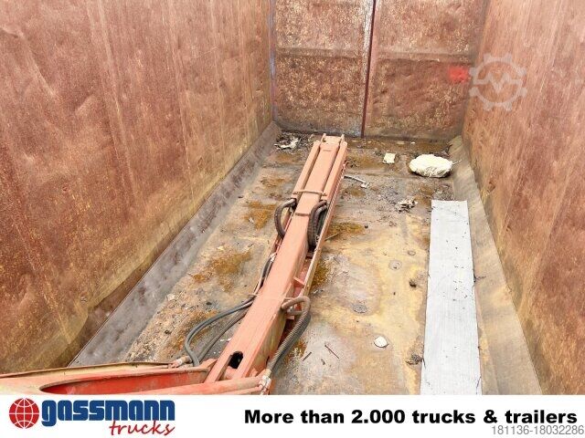 Contenedor de volteo  Abrollcontainer mit Kran, HMF 1144 K1 TS, 21m³