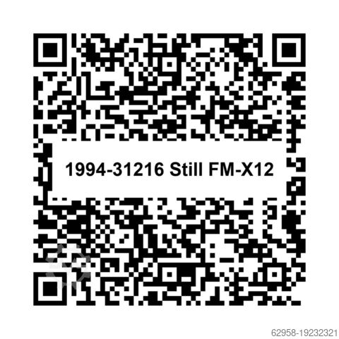 Carretilla retráctil, reachtruck, FM-X STILL FM-X12 - NUR 582 h - FM-X