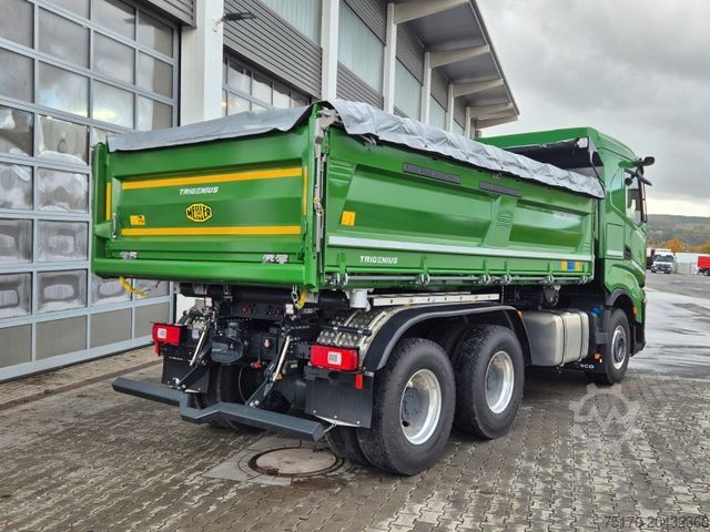 Трьохсторонній самоскид IVECO AS300X58Z HR ON+ Meiller Bordmatic AHK Intarder