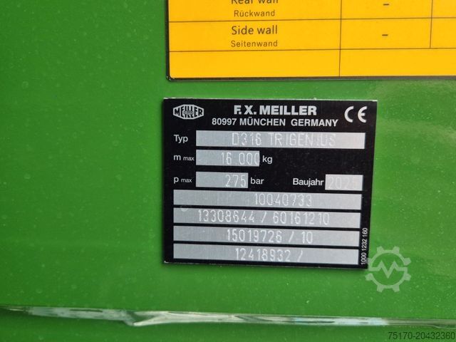 Трьохсторонній самоскид IVECO AS300X58Z HR ON+ Meiller Bordmatic AHK Intarder