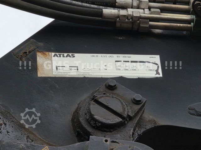 Camion basculante trilateral MAN TGA 18.430 / 4X4 ALLRAD / Atlas 190 Kran FUNK
