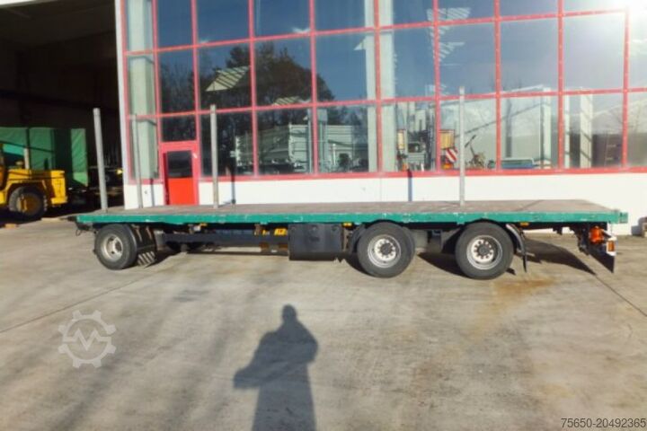 खुला ट्रेलर  3 Achs  3 Achs Jumbo- Pritschenanhänger mit Steckrungen