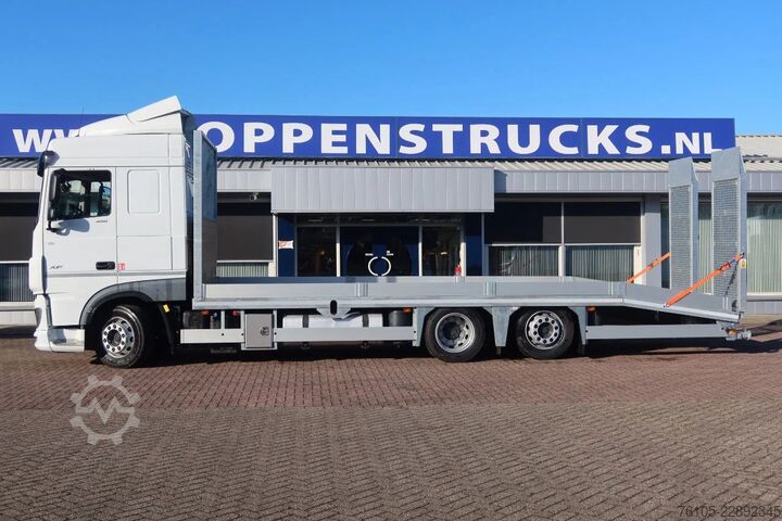 Bílaflutningsvél DAF XF 450 6x2 Oprijwagen vloerhoogte 100 cm + 2x  ...