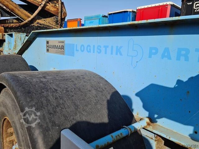 Cargador lateral HAMMAR 195D SIDELOADER 4 AXLE 2E TRAILER CONNECTION 36...