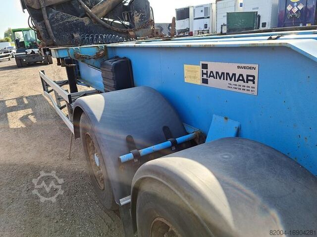 Cargador lateral HAMMAR 195D SIDELOADER 4 AXLE 2E TRAILER CONNECTION 36...