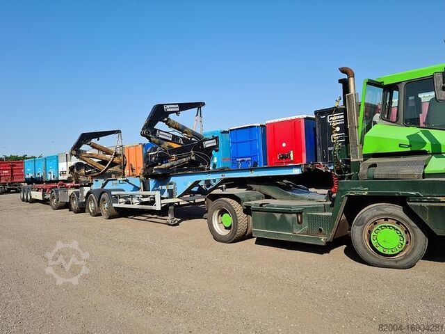 Cargador lateral HAMMAR 195D SIDELOADER 4 AXLE 2E TRAILER CONNECTION 36...