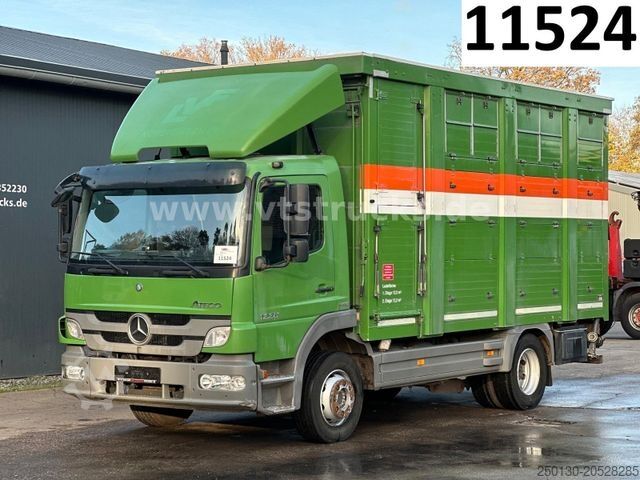 Viehtransporter LKW MERCEDES-BENZ Atego 1226 4x2 2-Stock Westrick Viehtransporter