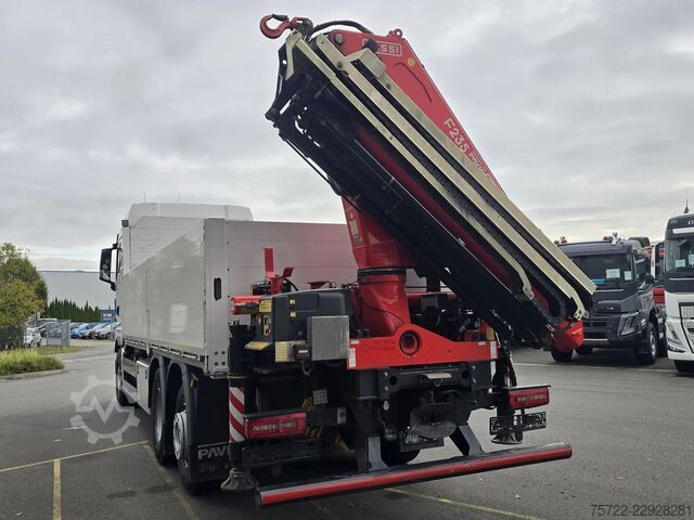Platforma ładunkowa MAN TGX 26.510 6x2-4 BL Baustoff-Pritsche Fassi F23...