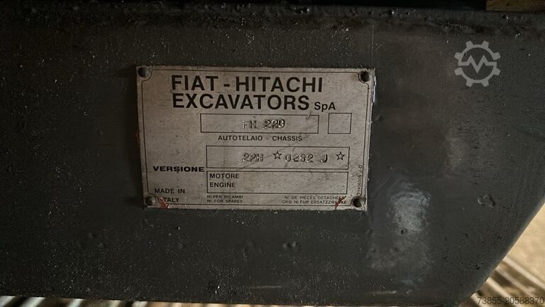 Bæltegraver Fiat-Hitachi Fh 220