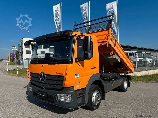 Dreiseitenkipper LKW MERCEDES-BENZ 1224 Meiller Kipper/2 x AHK/NL 5,7 to/Nur 11 tkm